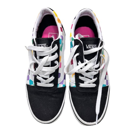 Vans Shoes - Vans Old Skool Checkerboard Rainbow Shoes Womens 8 Low Top Skate Sneakers Pride